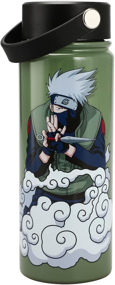 STAINLESS STEEL WATER BOTTLE 17 OZ NARUTO KAKASHI