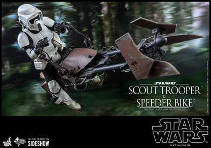 STAR WARS SCOUT TROOPER AND SPEEDER BIKE