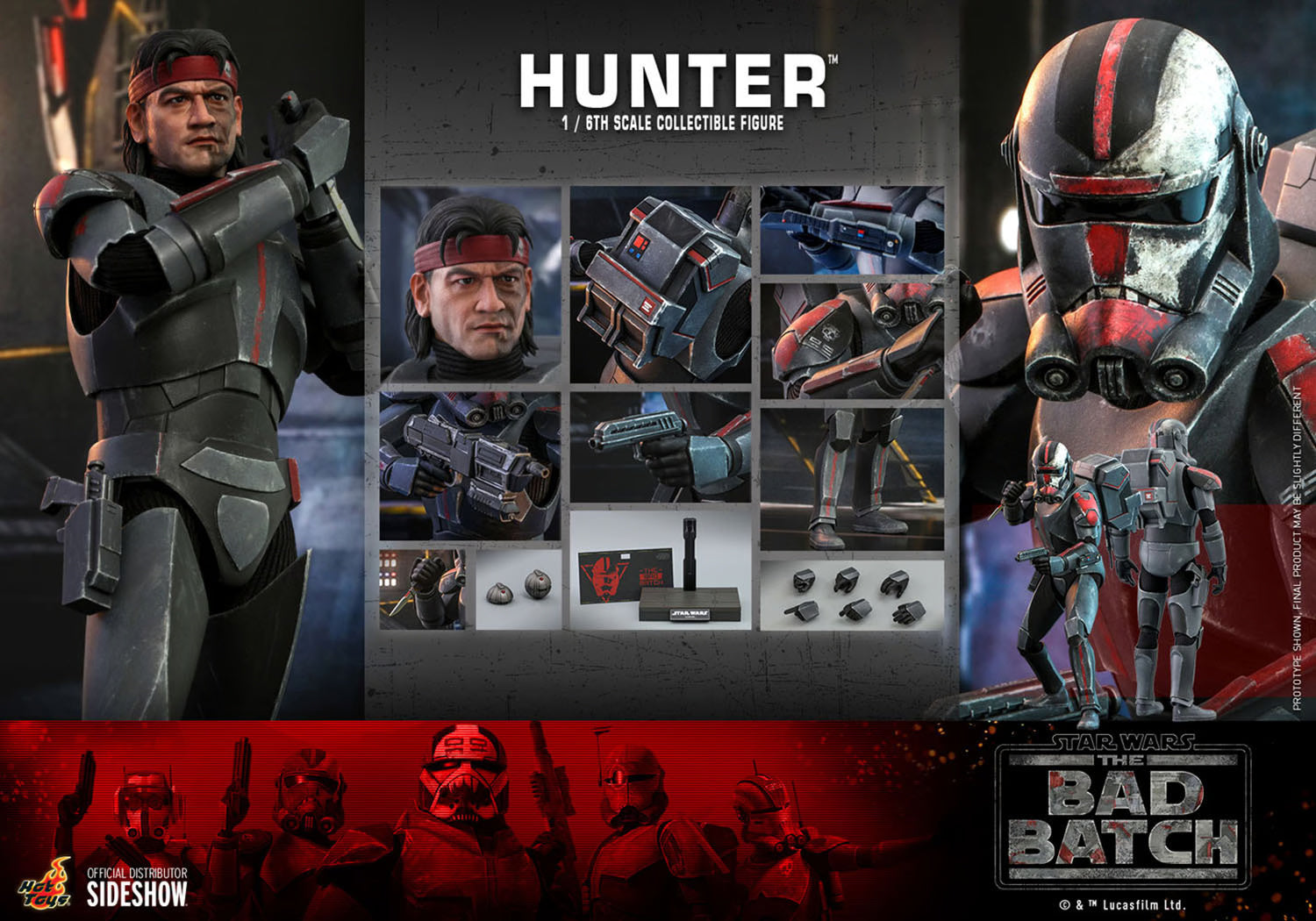 STAR WARS THE BAD BATCH HUNTER