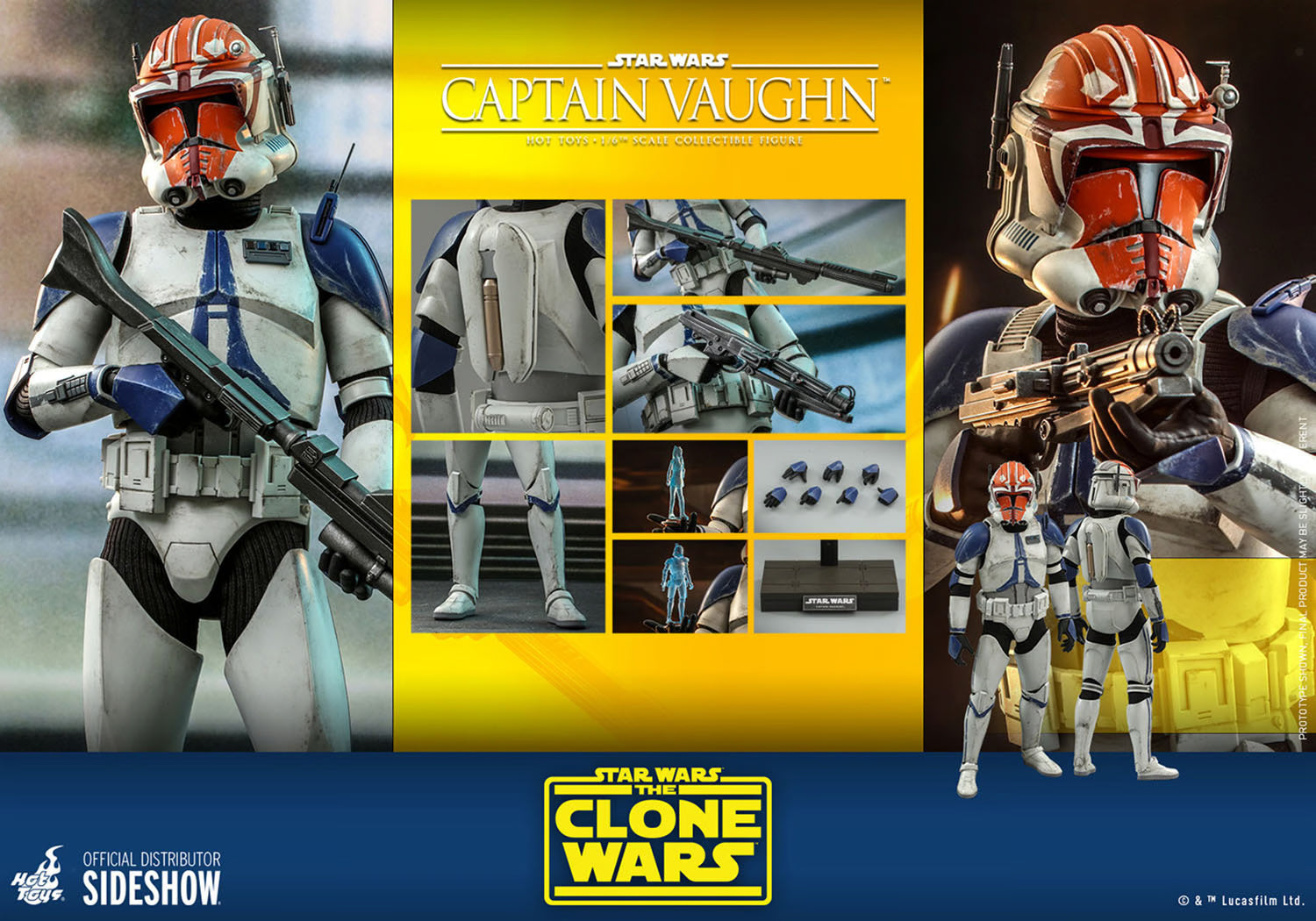 STAR WARS THE CLONE WARS CAPTAIN VAUGHN