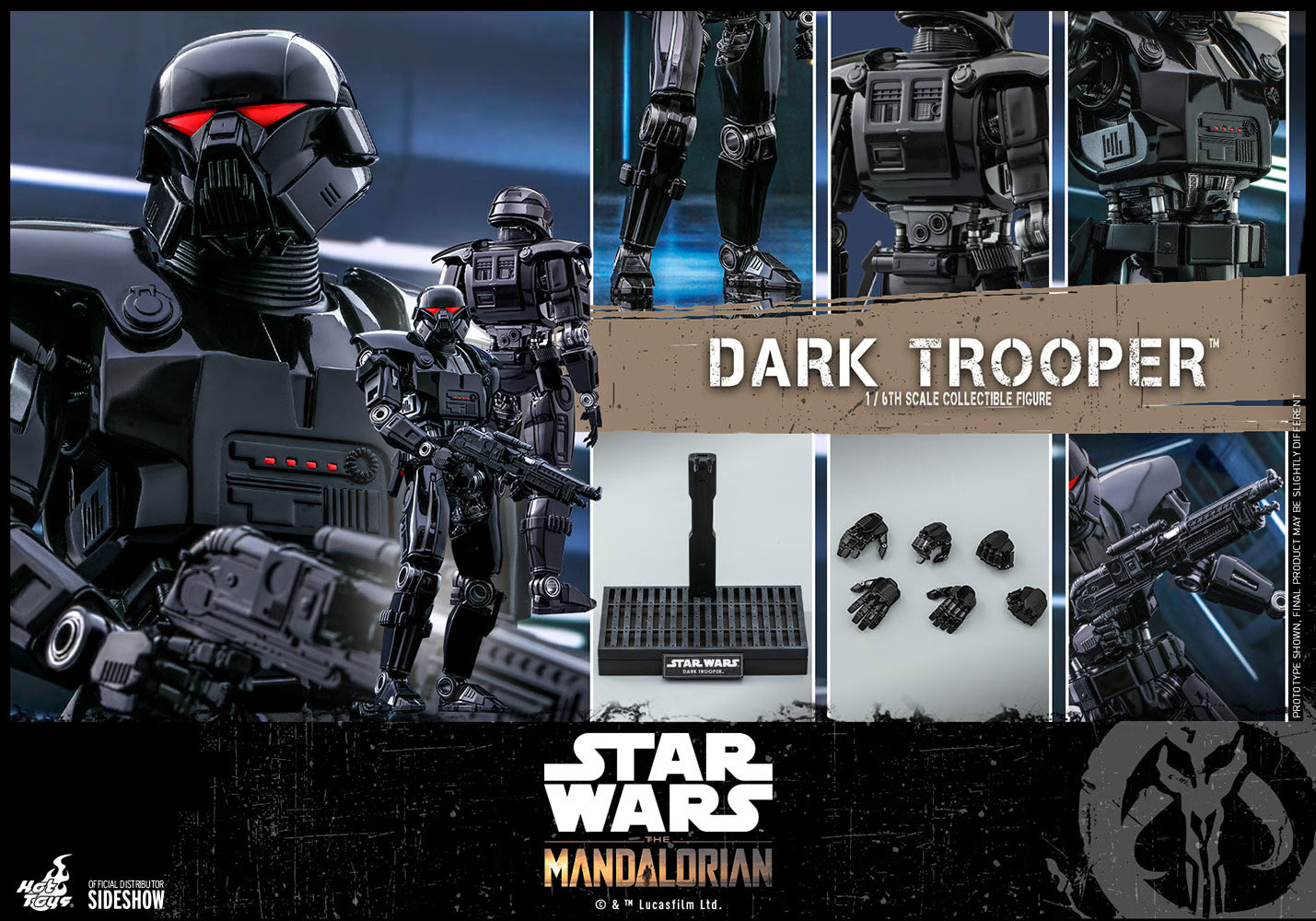 STAR WARS THE MANDALORIAN DARK TROOPER