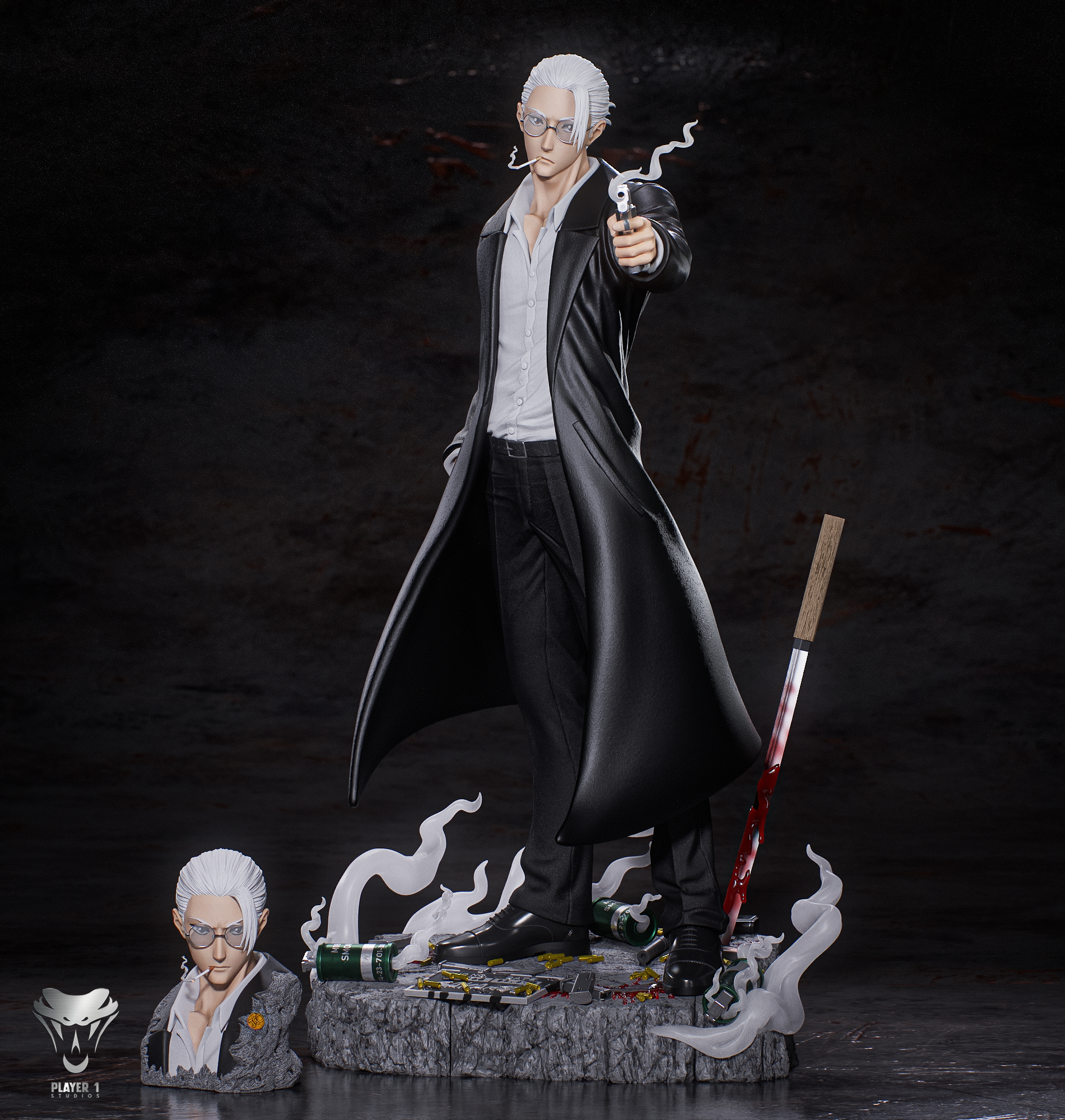 Sakamoto Days Taro Sakamoto Statue