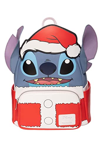 MINI BACKPACK LILI Y STITCH SANTA STITCH EE