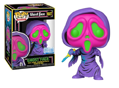 SCREAM GHOST FACE BLACK LIGHT FUNKO POP! VINYL FIGURE #1607