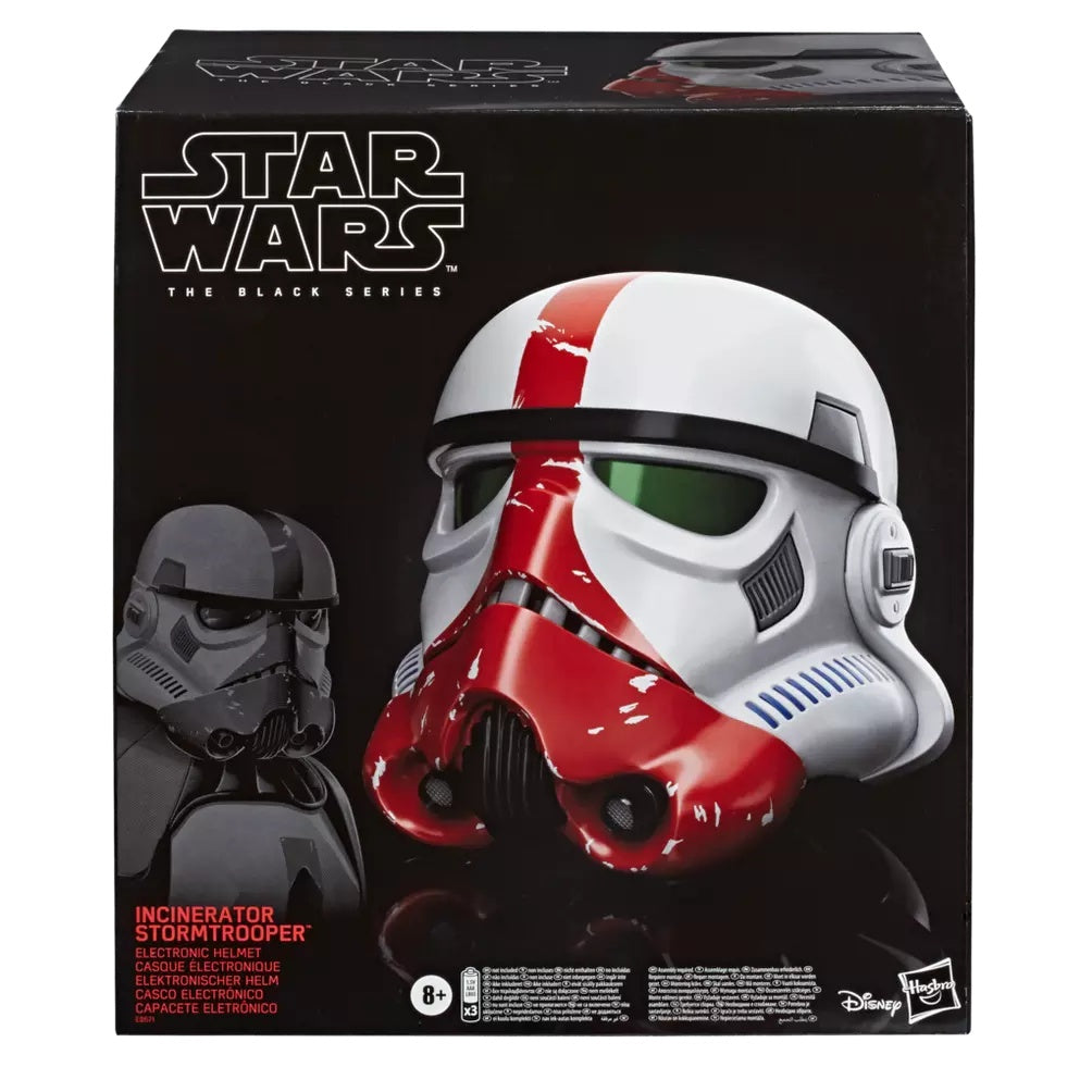 THE BLACK SERIES INCINERATOR STORMTROOPER ELECTRONIC HELMET PROP REPLICA