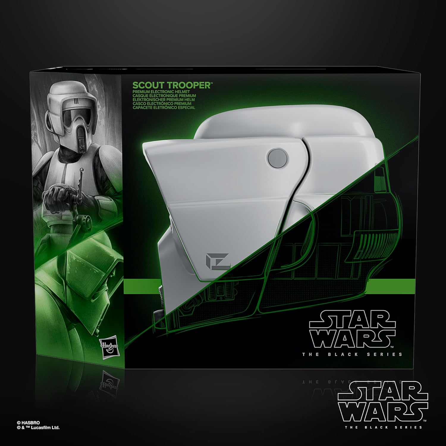 THE BLACK SERIES SW PREMIUM HELMET SCOUT TROOPER