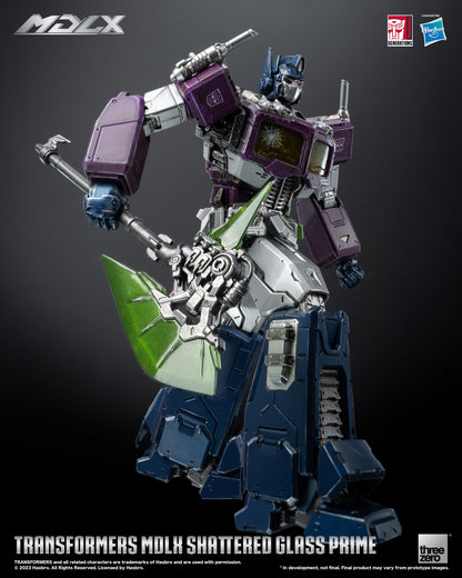 THREEZERO TRANSFORMERS MDLX SHATTERED GLASS OPTIMUS PRIME