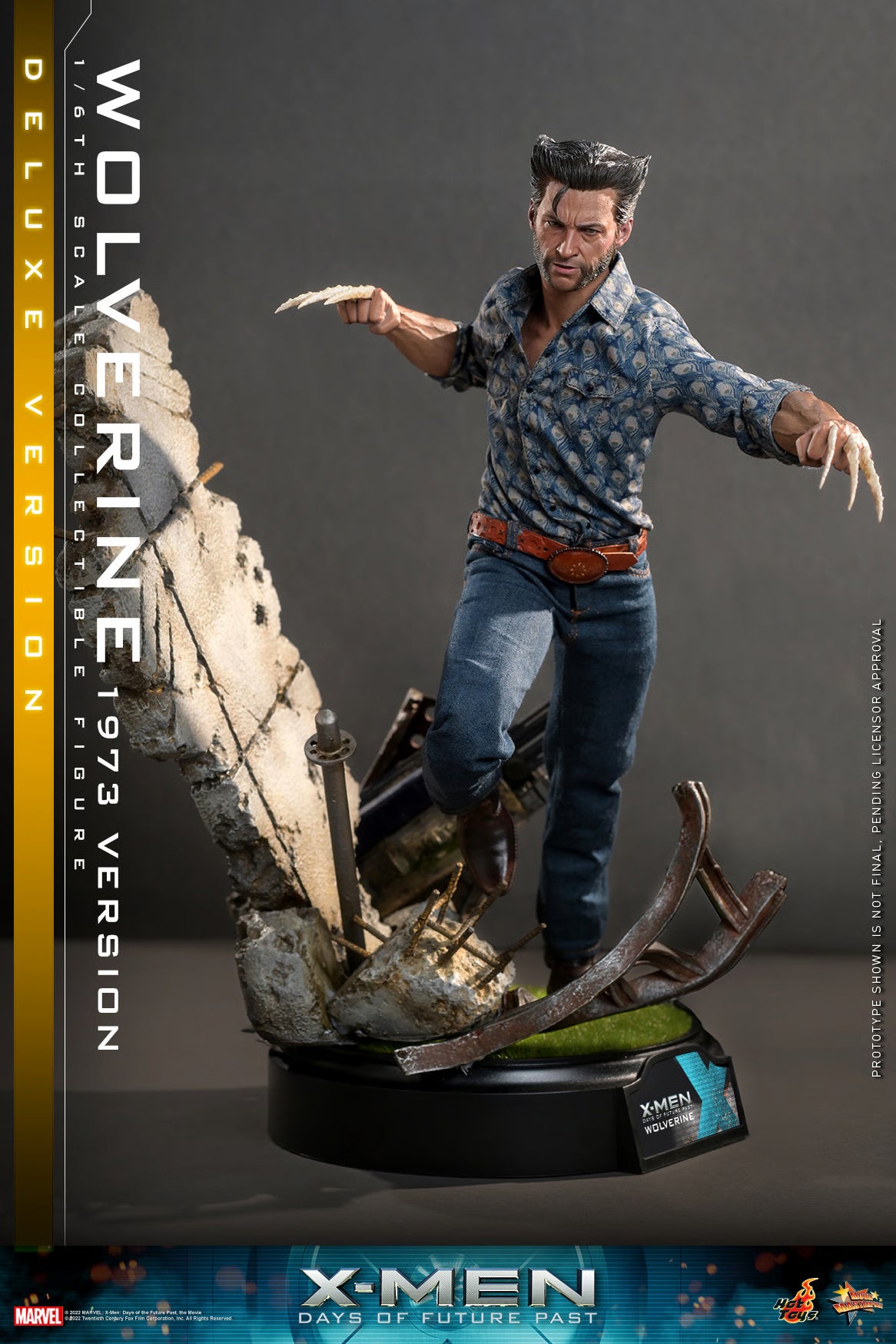 WOLVERINE 1973 VERSION DELUXE VERSION SIXTH SCALE HOT TOYS