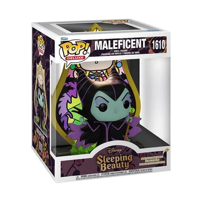 SLEEPING BEAUTY MALEFICENT STAINED GLASS DELUXE FUNKO POP! VINYL FIGURE #16