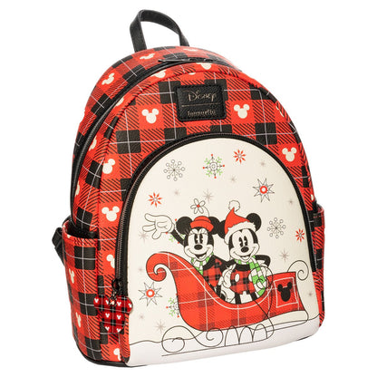 MINI BACKPACK DISNEY HOLIDAY MICKEY AND MINNIE EE EXCLUSIVE