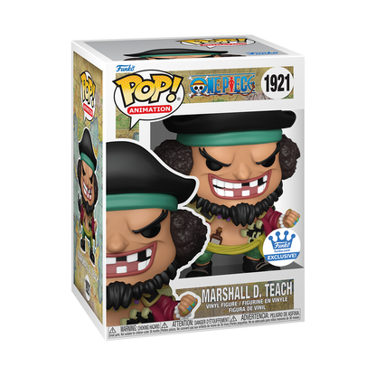 ONE PIECE MARSHALL D. TEACH WITH POP! PROTECTOR