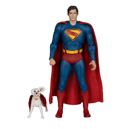 DC MULTIVERSE THEATRICAL DELUXE WAVE 1 SUPERMAN MOVIE SUPERMAN AND KRYPTO