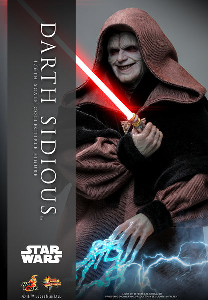 DARTH SIDIOUS STAR WARS SIXTH SCALE FIGURE BY HOT TOYS