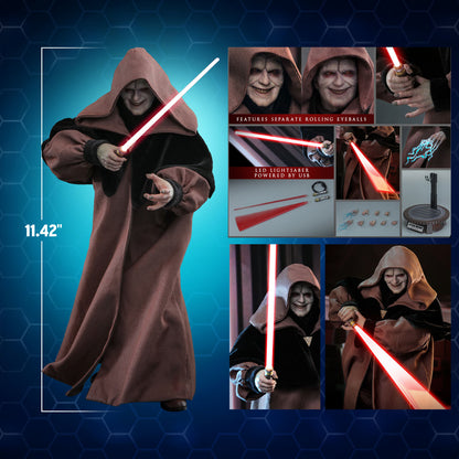 DARTH SIDIOUS STAR WARS SIXTH SCALE FIGURE BY HOT TOYS