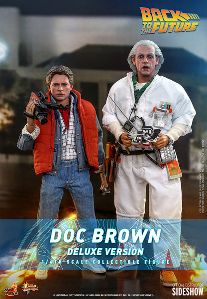 DOC BROWN (DELUXE VERSION) SIXTH SCALE FIGURE BY HOT TOYS