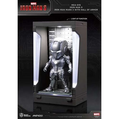 IRON MAN 3 IRON MAN MK II ACTION FIGURE WITH HALL OF ARMOR MEA015