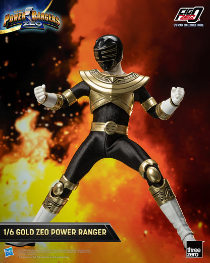 GOLD ZEO POWER RANGER SIXTH SCALE FIGURE SET THREEZERO