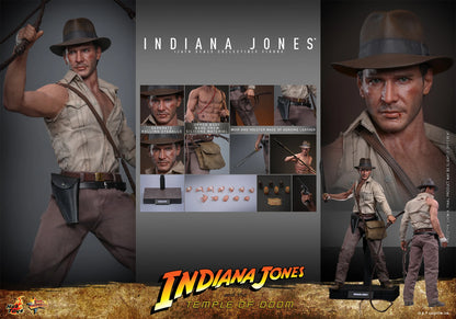 SIXTH SCALE FIGURE BY HOT TOYS INDIANA JONES (DELUXE VERSION)
