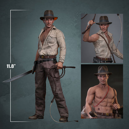 SIXTH SCALE FIGURE BY HOT TOYS INDIANA JONES (DELUXE VERSION)