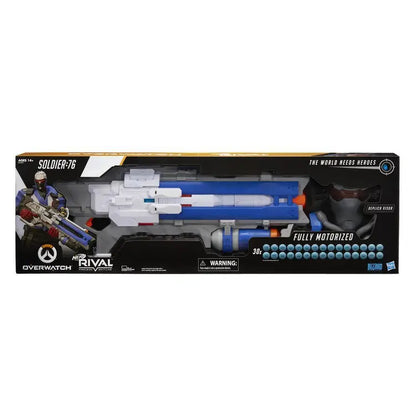 NERF RIVAL OVERWATCH SOLDIER 76 BLASTER AND TARGETING VISOR