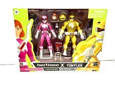 POWER RANGERS X TEENAGE MUTANT NINJA MICHELANGELO AND MORPHED APRIL ONEIL