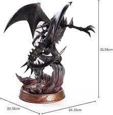 YU-GI-OH! RED EYES BLACK DRAGON BLACK EDITION STATUE