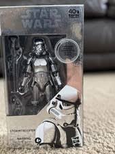 HASBRO BLACK SERIES STAR WARS - CARBONIZED SILVER STORMTROOPER EXCLUSIVE RA
