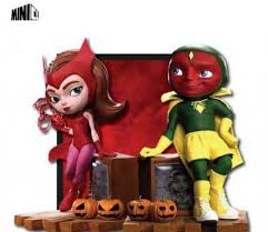 MINICO VINYL STATUE WANDAVISION WANDA HALLOWEEN VERSION