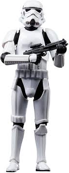 HASBRO BLACK SERIES STAR WARS - CARBONIZED SILVER STORMTROOPER EXCLUSIVE RA