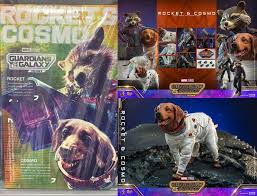 HOTTOYS MARVE ROCKET AND COSMO 1/6