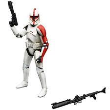 HASBRO COLLECTIBLES STAR WARS THE CLONE WARS  BLACK SERIES CLONE CAPTAIN RE