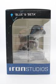 MINICO IRON STUDIOS BLUE AND BETA  JURASSIC WORLD DOMINION