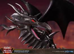 YU-GI-OH! RED EYES BLACK DRAGON BLACK EDITION STATUE