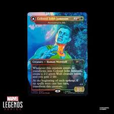 SPIDER MAN MARVEL LEGENDS MAGIC THE GATHERING MAN WOLF 6