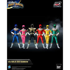 GOLD ZEO POWER RANGER SIXTH SCALE FIGURE SET THREEZERO