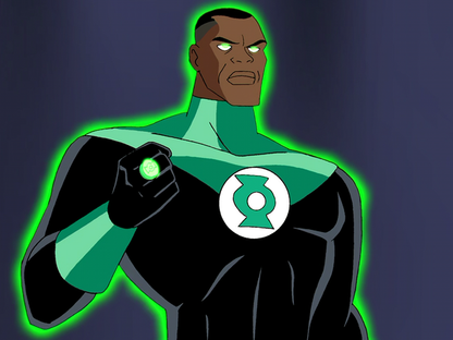 JUSTICE LEAGUE ANIMATED GREEN LANTERN JOHN STEWART