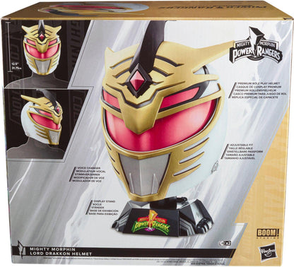 HELMET POWER RANGER LIGHTNING LORD DRAKKON