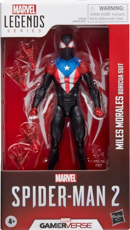 SPIDER-MAN MARVEL LEGENDS SERIES GAMERVERSE MILES MORALES BORICUA SUIT