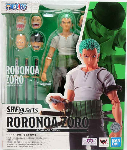 ONE PIECE RORONOA ZORO ROMANCE DAWN S.H.FIGUARTS ACTION FIGURE