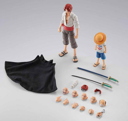 ONE PIECE SHANKS AND MONKEY D. LUFFY CHILDHOOD S.H.FIGUARTS ACTION FIGURE