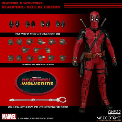 DEADPOOL & WOLVERINE DEADPOOL DELUXE EDITION ONE12 COLLECTIVE ACTION FIGURE