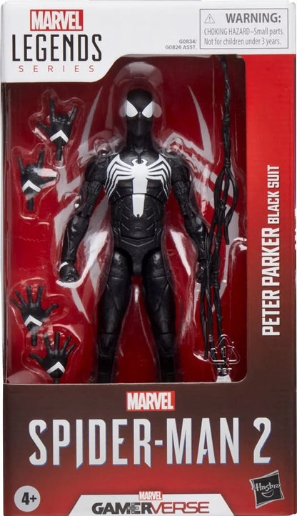 SPIDER-MAN MARVEL LEGENDS SERIES GAMERVERSE PETER PARKER BLACK SUIT
