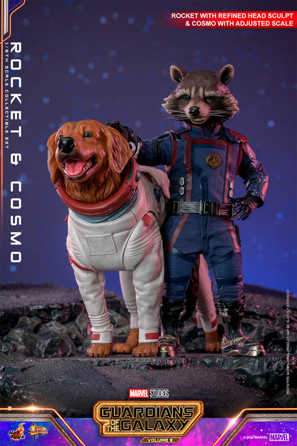 HOTTOYS MARVE ROCKET AND COSMO 1/6