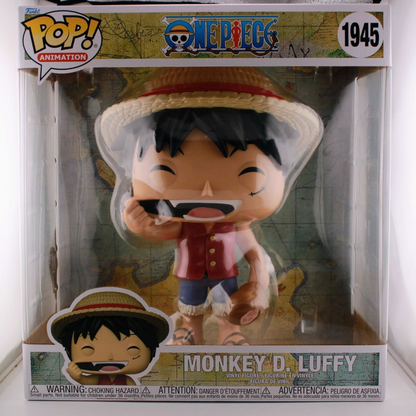 ONE PIECE LUFFY JUMBO 10-INCH FUNKO POP! VINYL FUGURE #1945