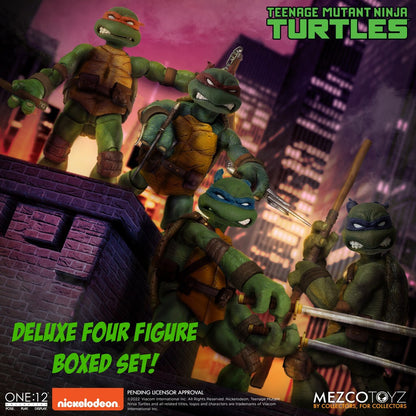 TEENAGE MUTANT NINJA TURTLES DELUXE ONE 12 BOXED