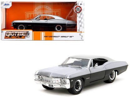 BTM 1967 CHEVY IMPALA SS SILVER BLACK 1