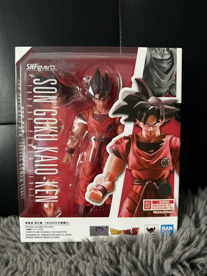 SH FIGUARTS SON GOKU KAIO KEN 18000 POWER LEVEL