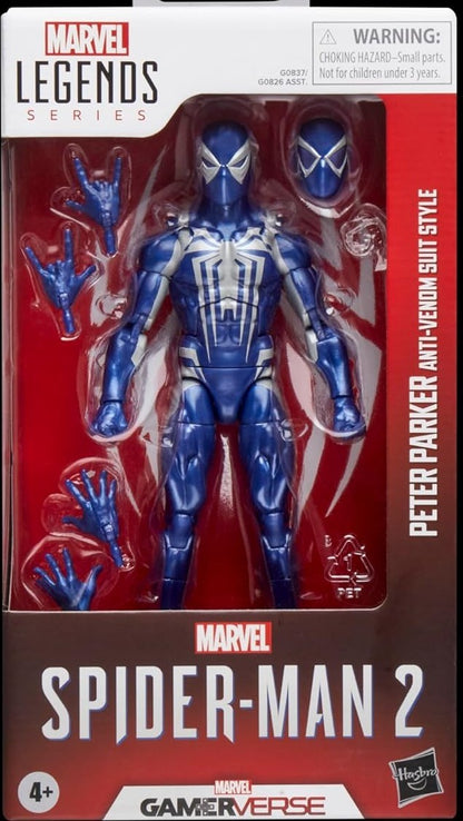 SPIDER-MAN MARVEL LEGENDS SERIES GAMERVERSE PETER PARKER ANTI-VENOM SUIT ST