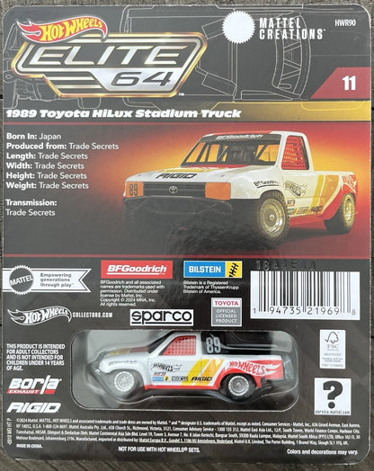 HOT WHEELS ELITE 64 1989 TOYOTA HILUX STADIUM TRUCK