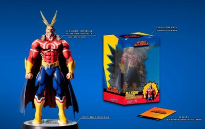 MY HERO ACADEMIA  ALL MIGHT SILVER AGE 11 PVC PAINTED STATUE